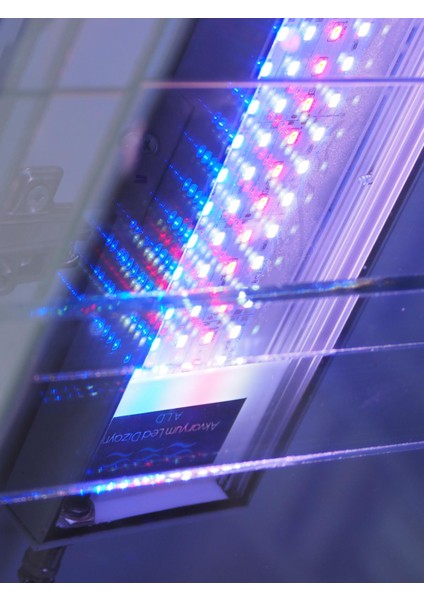 100 cm Mobilyalı Lüks Akvaryum Kumandalı LED Aydınlatma Sistemli