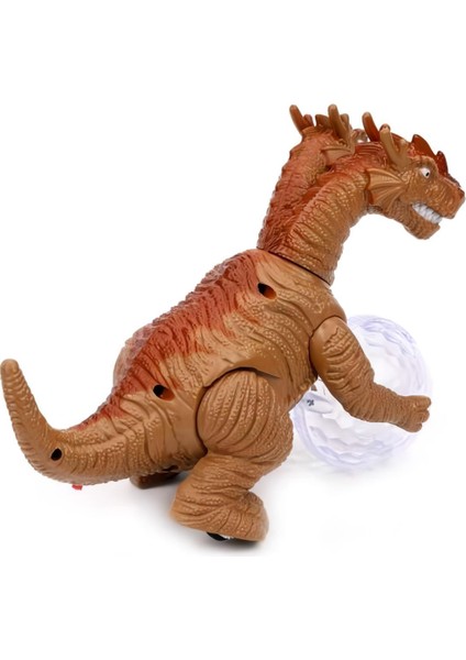 LED Işıklı Gerçek Görünümlü Sesli Çarpınca Dönen Toplu Yürüyen Çift Başlı Dinozor Oyuncak T-Rex fırsatları