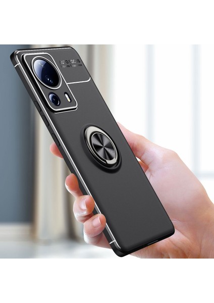 Xiaomi Mi 13 Lite Kılıf Yüzüklü Manyetik Ravel Silikon modelleri