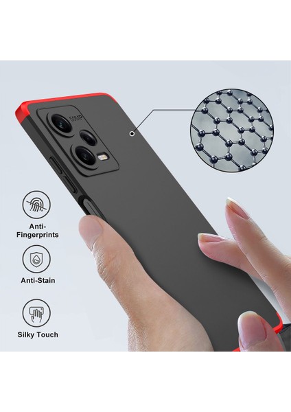 Xiaomi Redmi Note 12 5g Kılıf 3 Parça 360 Ays Kapak