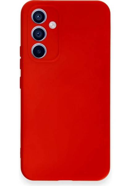 Happycase Samsung Galaxy A34 5g Kılıf Nano Içi Kadife  Silikon - Kırmızı