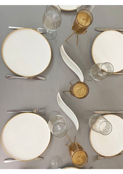 Sıvıya Dayanıklı Yuvarlak Dertsiz Masa Örtüsü modelleri