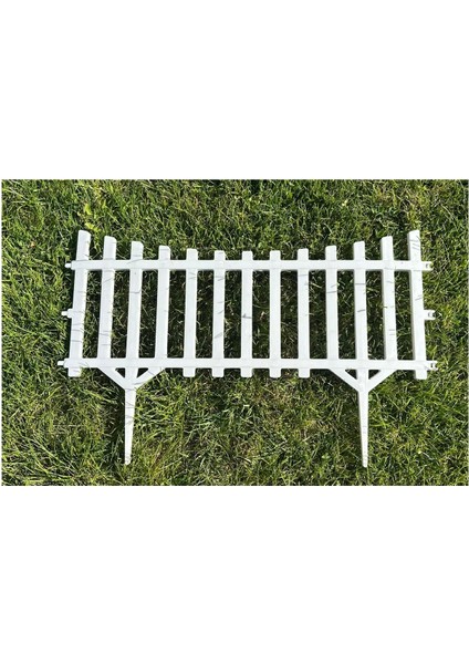 Yeni Tasarım Mini Bahçe Çiti Dekoratif Esnek Plastik Çit Peyzaj Koruma Panel Çit 58-36 cm 1 Adet