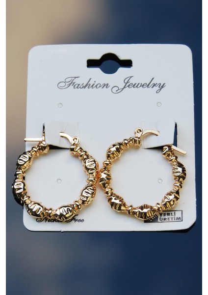 Altın Renk Boğumlu Halka Klipsli Küpe 4mm 2.5×2.5 indirimleri