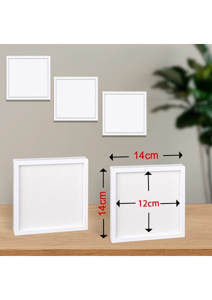 Yapışkanlı Sök Tak Pola Çerçeveler 12X12CM - 5'li Paket fiyatları