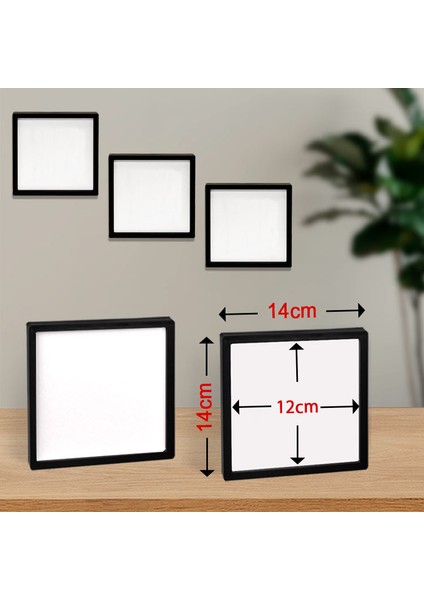 Yapışkanlı Sök Tak Pola Çerçeveler 12X12CM - 5'li Paket fırsatları