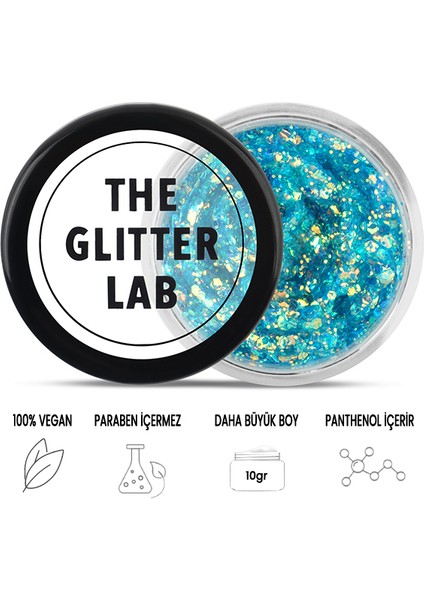 The Glitter Lab - Jel Formlu Parlak Glitter - Mermaid ~10 gr