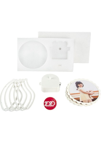 Hareketli Değirmen Yuvarlak Hediye Fotoğraf Çerçevesi - Demonte fırsatları