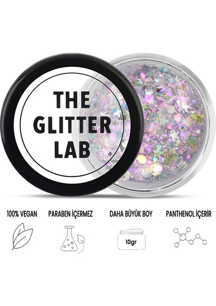 The Glitter Lab - Jel Formlu Parlak Glitter - Baby ~10 gr