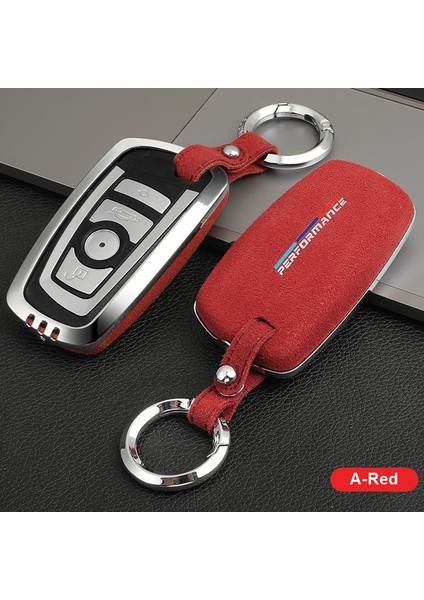 Bmw Anahtarlık F Serisi Çinko Alcantra Anahtarlık Kırmızı Anahtarlık Car Keychain Bmw