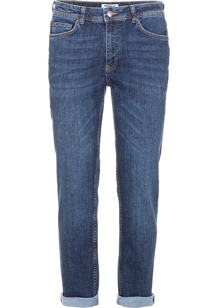 Normal Bel Normal Paça Slim Fit Lacivert Erkek Denim Pantolon FM23S20PDDARK Blue