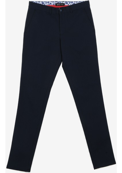 Normal Bel Normal Paça Slim Fit Lacivert Erkek Pantolon PN2020500538