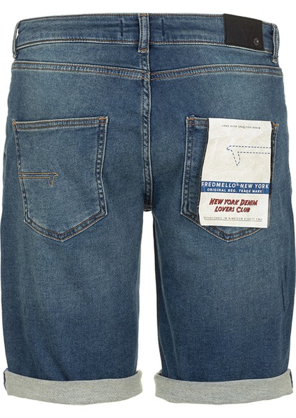 Mavi Erkek Sweat Şort FM23S32EFMIDDLE Blue