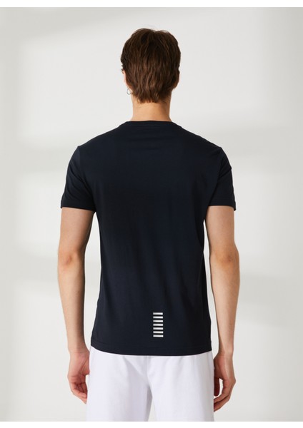 Bisiklet Yaka Koyu Mavi Erkek T-Shirt 8NPT51PJM9Z0578 indirimleri