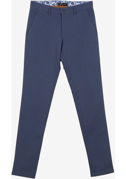 Normal Bel Normal Paça Slim Fit Saks Erkek Pantolon PN2020500538