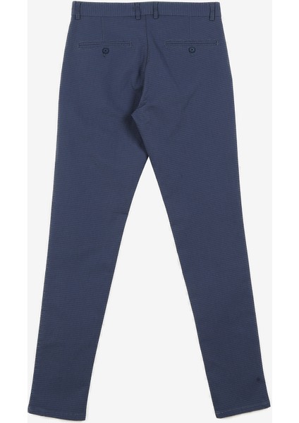 Normal Bel Normal Paça Slim Fit Saks Erkek Pantolon PN2020500538