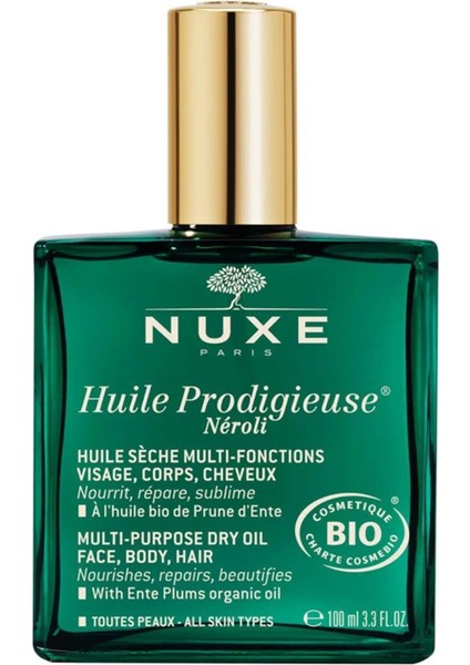 Huile Prodigieuse Neroli Yatıştırıcı Çok Amaçlı Kuru Cilt Bakım Yağı 100 Ml Face Care 3264680024993