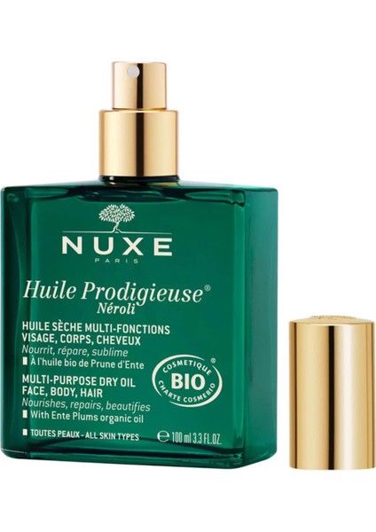 Huile Prodigieuse Neroli Yatıştırıcı Çok Amaçlı Kuru Cilt Bakım Yağı 100 Ml Face Care 3264680024993