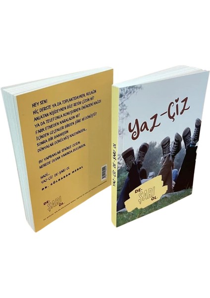 Yaz Çiz Deşarj Ol Defter ( Ayakkabılar Desenli Düz Yapraklı )