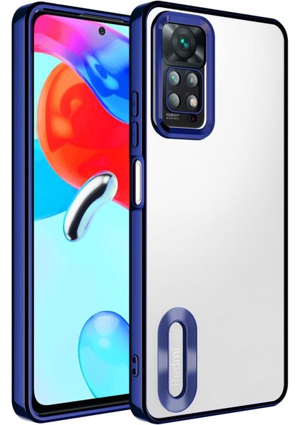 Xiaomi Redmi Note 11 Pro 5g Kılıf Kamera Korumalı Logo Gösteren Şeffaf Kapak