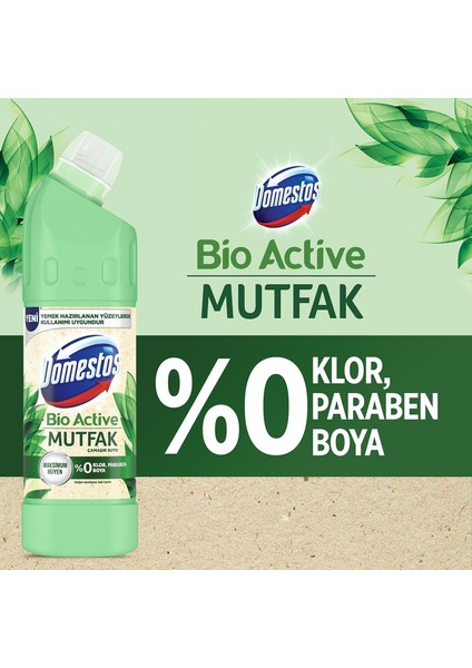 Çamaşır Suyu Bio Active Mutfak Maksimum Hijyen 750 ml 6 Adet