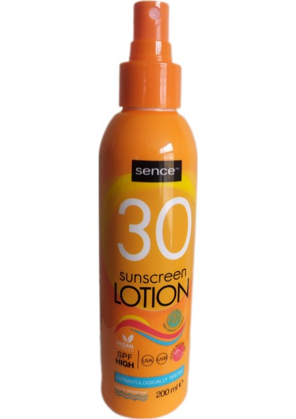 Anında Üstün Koruma ve Nemlendirme Özellikli Spf 30 Vücut Güneş Kremi Sprey 200 ml