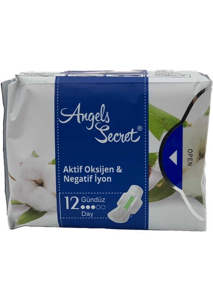 Angels Secret Aktif Oksijen ve Negatif İyon Gündüz Pedi 12 Adet