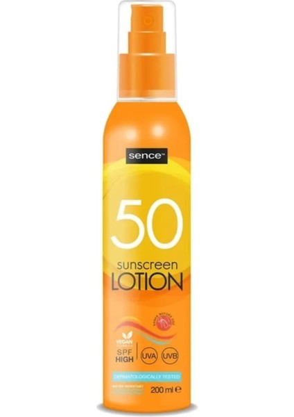 Anında Üstün Koruma ve Nemlendirme Özellikli Spf 50 Vücut Güneş Kremi Sprey 200 ml