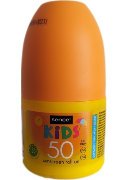 Bebekler ve Çocuklar Için Spf 50 Anında Üstün Korumalı Vegan Güneş Kremi Roll-On 50 ml