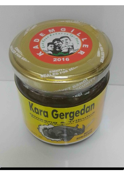 Kara Gergedan Ginseng & Tribulus Karışımlı Bitkisel Macun