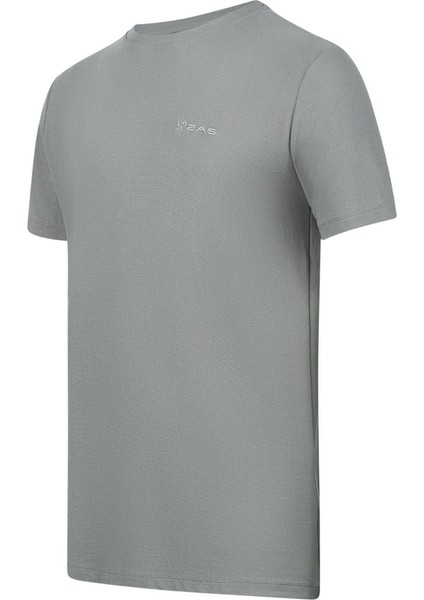 Kalei Sıfır Yaka T-Shirt Antrasit