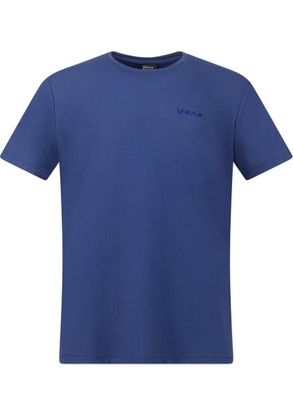 Kalei Sıfır Yaka T-Shirt Lacivert