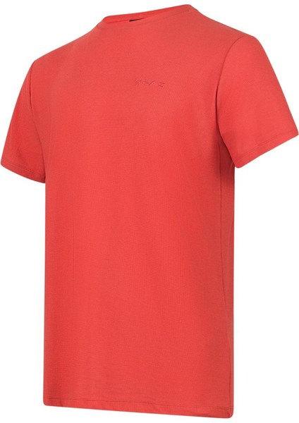 Kalei Sıfır Yaka T-Shirt Kırmızı fiyatları