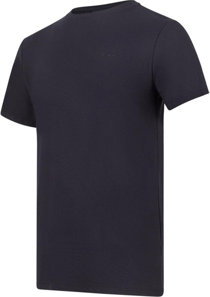 Kalei Sıfır Yaka T-Shirt Siyah