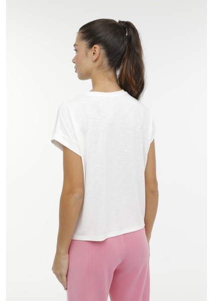 Wl 11LLW04-B Tsh 3fx Kırık Beyaz Kadın Kısa Kol T-Shirt fiyatları