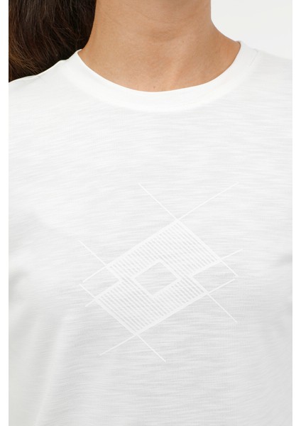 Wl 11LLW04-B Tsh 3fx Kırık Beyaz Kadın Kısa Kol T-Shirt fırsatları