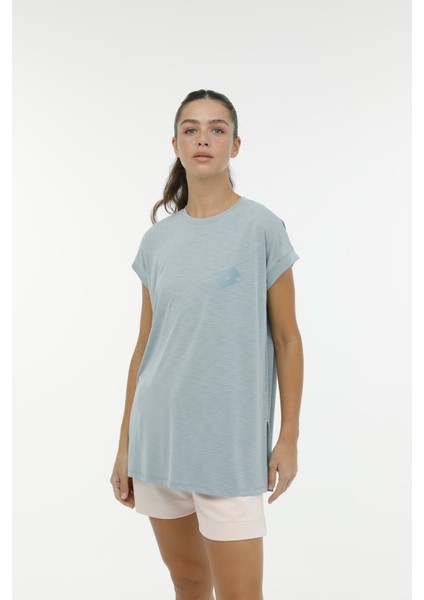 Wl 12BCV536-B C Tsh 3fx Yeşil Kadın Kısa Kol T-Shirt