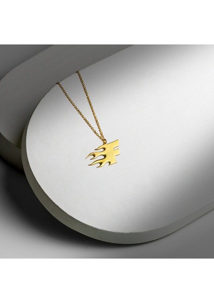 925 Ayar Gümüş Alev Harf Kolye fiyatları