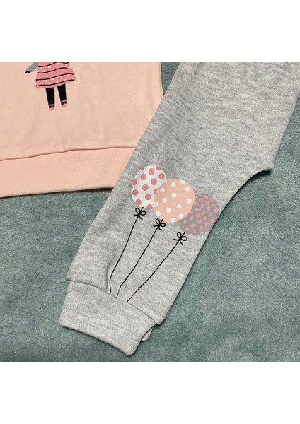 Kız Bebek Balonlu Kedili 2 Parça Takım fiyatları