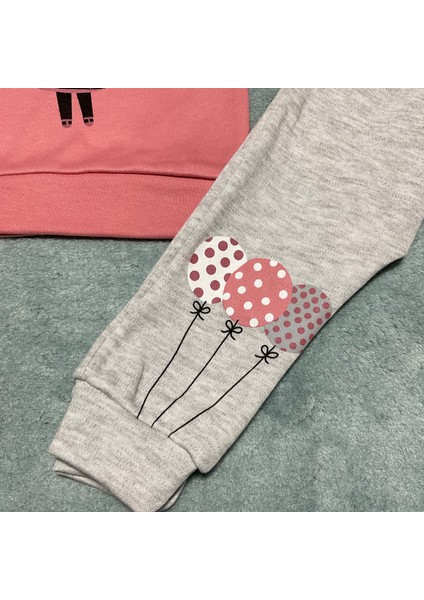 Kız Bebek Balonlu Kedili 2 Parça Takım fiyatları