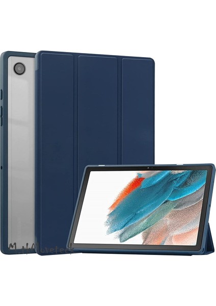 Alfa MEC Samsung Galaxy Tab A8 10.5 SM-X200 Kılıf Standlı Flip Smart Akıllı Kapak Uyku Modlu Tablet Kılıfı