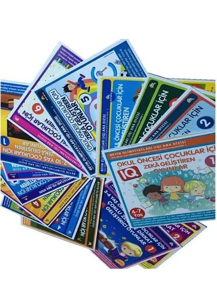 3-10 Yaş Çocuklar İçin Iq Zeka Geliştiren Süper Aktiviteler-13 Kitap 1 Kitap Hediyeli