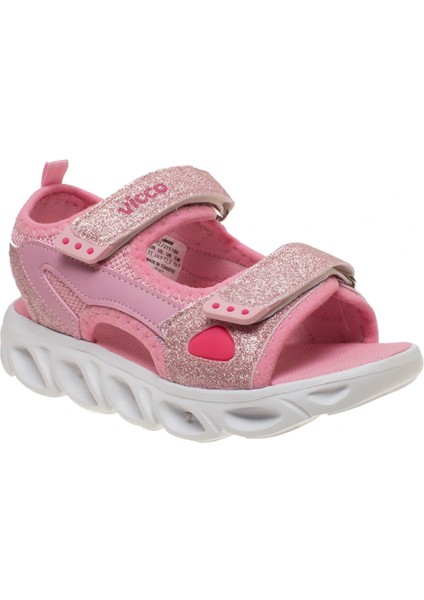 332.F21Y189 Roy Filet Phylon Işıklı Kız Çocuk Sandalet