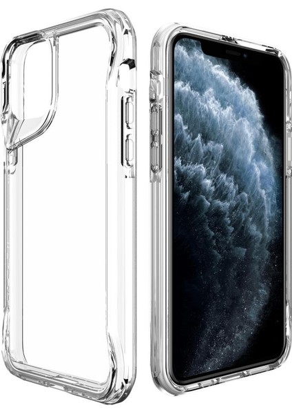 Apple iPhone 11 Pro Kılıf Maximus Sararmaz Şeffaf Kapak