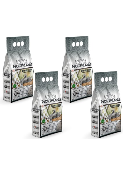 Aktif Karbonlu Kedi Kumu 40 Litre