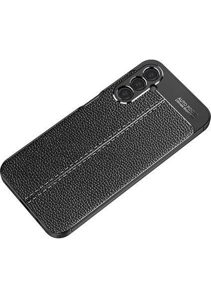 Samsung Galaxy M14 Kılıf Niss Silikon Deri Desen + Ekran Koruyucu