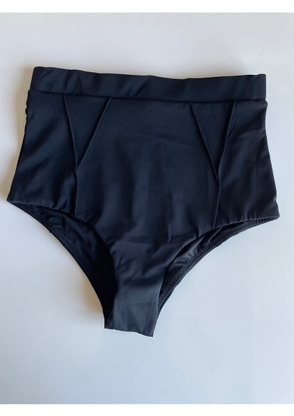 Siyah Dar Kalıp Süper Yüksek Bel Brezilya Model Bikini Altı fırsatları
