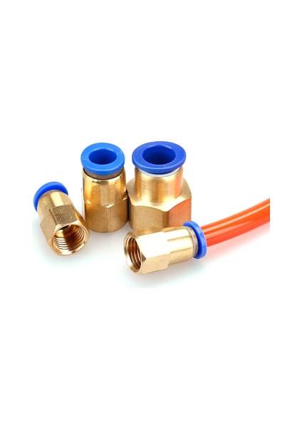 Pnömatik Dişi Düz Rekor 1/2''X10 mm