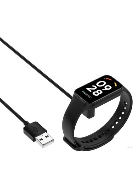 Xiaomi Mi Band 8 Manyetik USB Şarj Kablosu Siyah