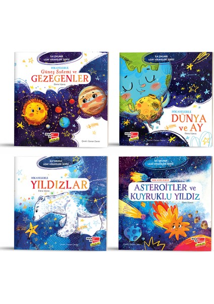 İlk Okuma Uzay Hikayeleri 4'Lü Set